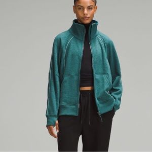 NWT Lululemon Scuba Oversized Funnel-Neck Full Zip Long Plush XS/S. (Fits M/L)
